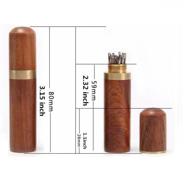 Self-threading Needles