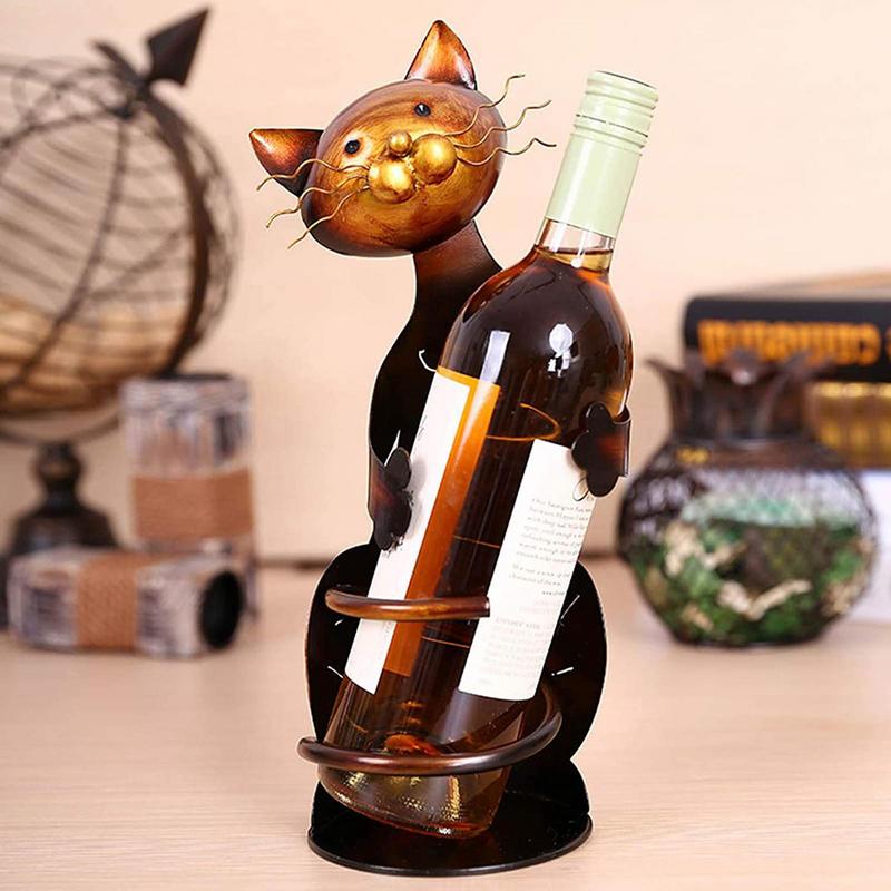 Cat wine racks for Christmas gifts