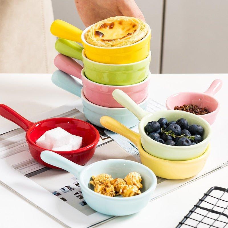 Ceramic Small Dish Mini  Seasoning Plates Butter Mustard Sushi Vinegar Soy Dish for Restaurant Bar Tomato Sauce Dish