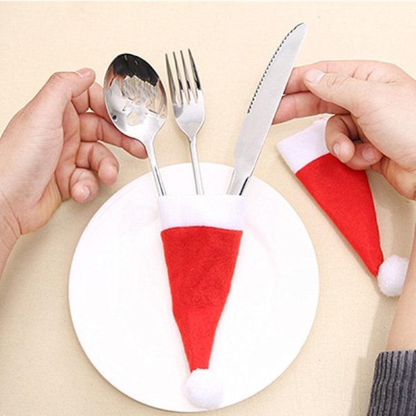 Christmas cutlery holder