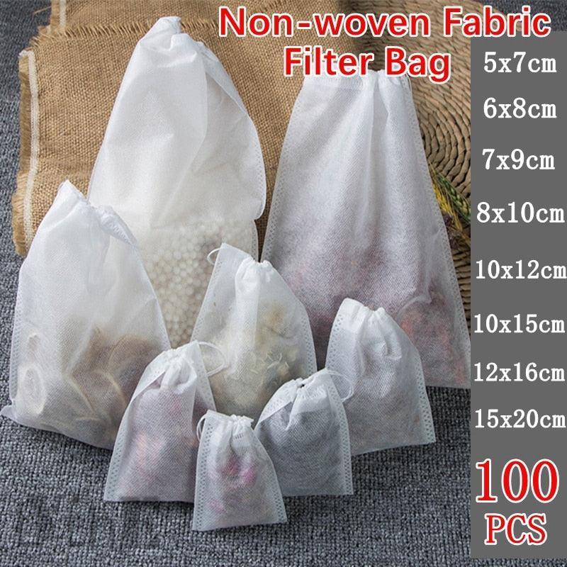 Easy-to-use non-woven filter bags in a variety of sizes