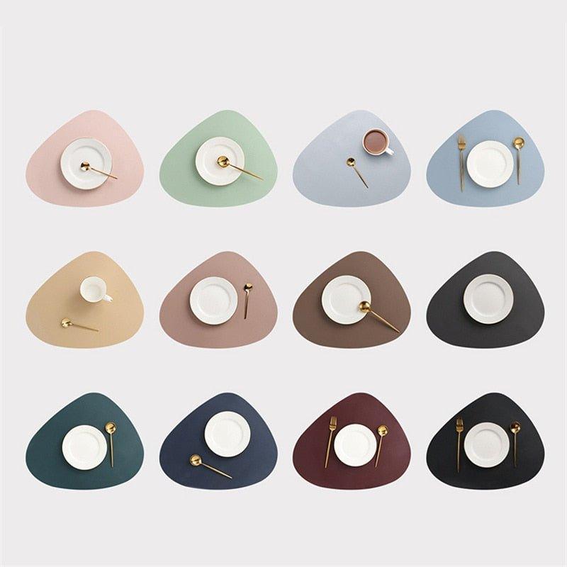 Placemat and coaster set for stylish table