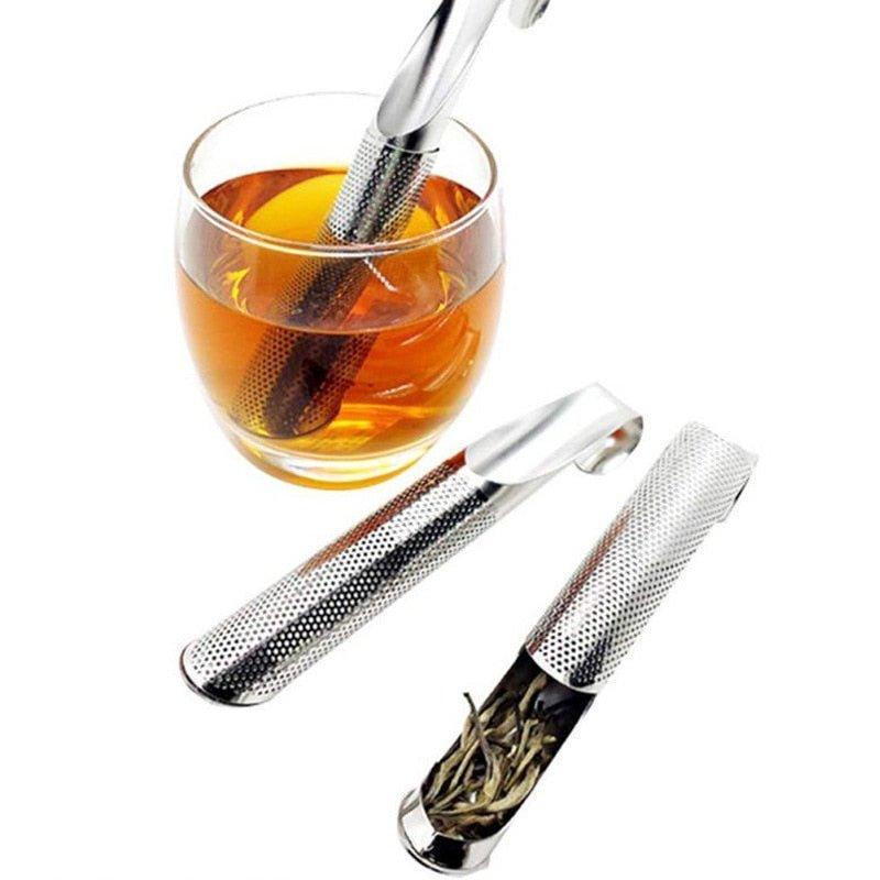 Tea Infuser Pipe Design Touch Feel Good Holder Tea Strainer Amazing Stainless Steel Tool Tea Spoon Infuser Filter