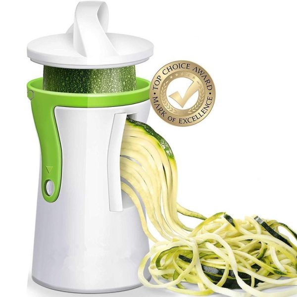Vegetable Spiral Slicer Cutter Heavy Duty Spiralizer Vegetable Slicer Zucchini Pasta Noodle Spaghetti Maker